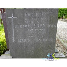 Grafstenen kerkhof Herwen Coll. HKR (113) G.J.Polman